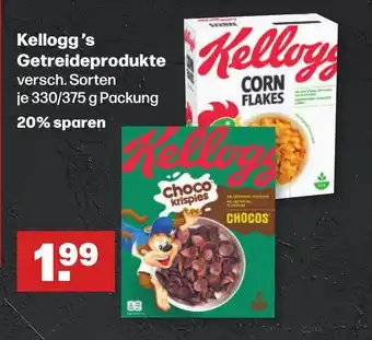 Handelshof Kellogg's Getreideprodukte je 330/375 g Packung Angebot