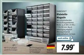 Lidl Parkside Kleinteile-magazin Angebot