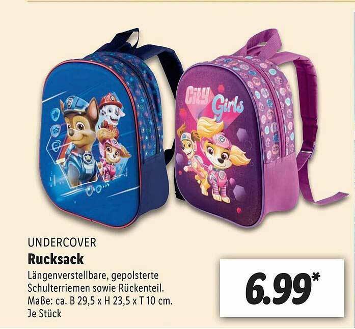 Paw patrol rucksack lidl Clearance
