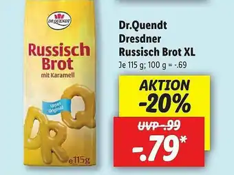 Lidl Dr Quendt Dresdner Russisch Brot XL Angebot