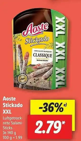 Lidl Aoste Stickado XXL Angebot