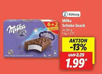 Lidl Milka Schoko Snack Angebot