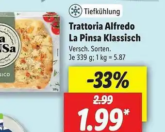 Lidl Trattoria Alfredo La Pinsa Klassisch Angebot