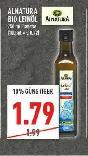 Marktkauf Alnatura Bio Leinöl Angebot