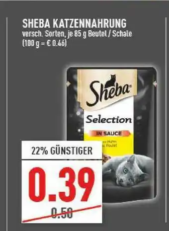 Marktkauf Sheba Katzennahrung Angebot