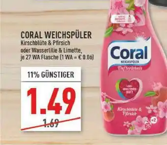 Marktkauf Coral Weichspüler Angebot