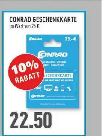 Marktkauf Conrad Geschenkkarte Angebot