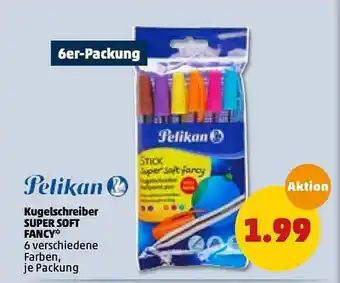 PENNY Pelikan Kugelschreiber Super Soft Fancy Angebot