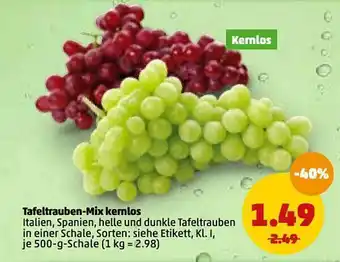 PENNY Tafeltrauben-mix Kernlos Angebot