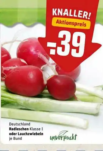 REWE Radieschen Oder Lauchzwiebeln Angebot