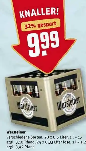 REWE Warsteiner Angebot