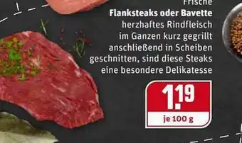 REWE Flanksteaks Oder Bavette Angebot