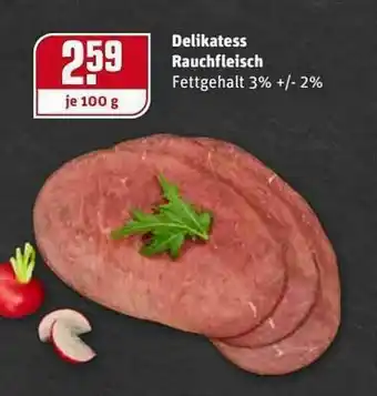 REWE Delikatess Rauchfleisch Angebot