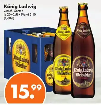 Trink und Spare König Ludwig 20x0,5L Angebot