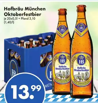 Trink und Spare Hofbräu München Oktoberfestbier 20x0,5L Angebot