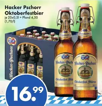 Trink und Spare Hacker Pschorr Oktoberfestbier 20x0,5L Angebot