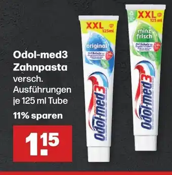 Handelshof Odol-med3 Zahnpasta 125ml Angebot