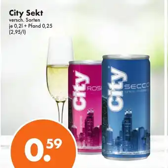 Trink und Spare City Sekt 0,2L Angebot