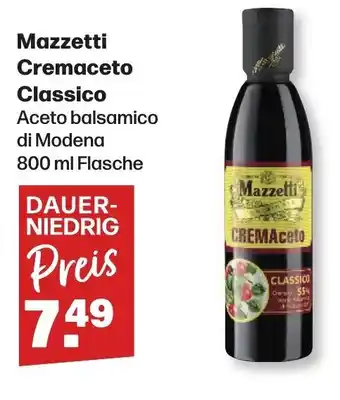 Handelshof Mazzetti Cremaceto Classico Aceto balsamico di Modena 800 ml Flasche Angebot