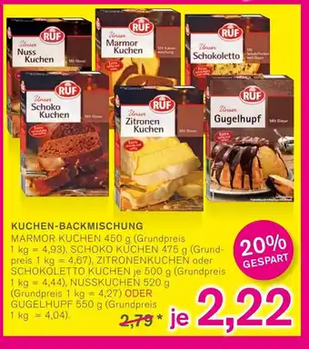 KODi RUF KUCHEN-BACKMISCHUNG Angebot