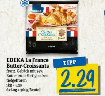 nah & gut Edeka La  France Butter Croissants 360g Angebot