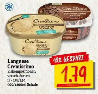 nah & gut Langnese Cremissimo 900-1300 ml Angebot