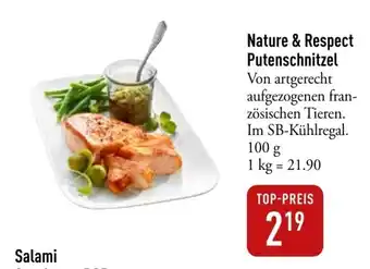 Galeria Markthalle Nature & Respect Putenschnitzel 100g Angebot