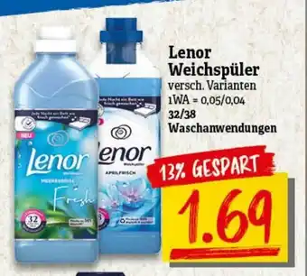 nah & gut Lenor Weichspüler Angebot