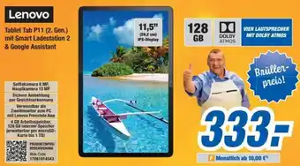 Expert Bening Lenovo Tablet Tab P11 (2. Gen.) mit Smart Ladestation 2 & Google Assistant Angebot