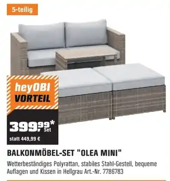 OBI BALKONMÖBEL-SET "OLEA MINI" Angebot