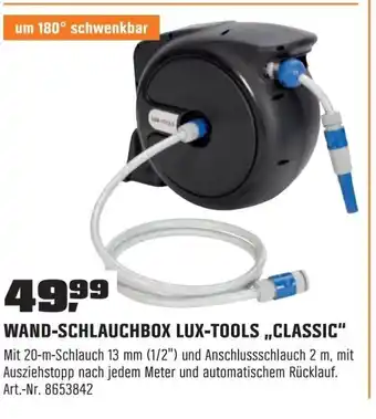 OBI LUX-TOOLS WAND-SCHLAUCHBOX ,,CLASSIC" Angebot