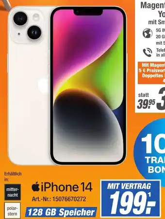 Expert Technomarkt iPhone 14 Angebot