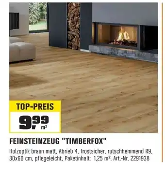 OBI FEINSTEINZEUG "TIMBERFOX" Angebot