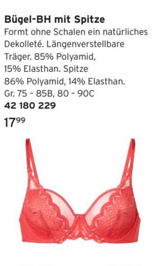 Tchibo Bügel-BH mit Spitze Angebot