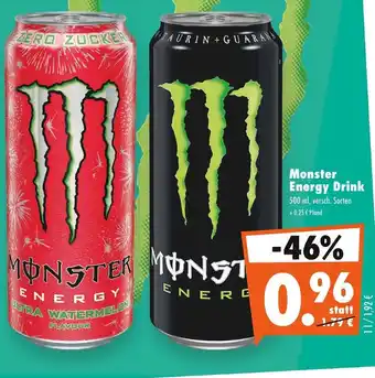 Mäc Geiz Monster Energy Drink 500ml Angebot