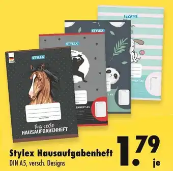 Mäc Geiz Stylex Hausaufgabenheft DIN A5, versch. Designs Angebot