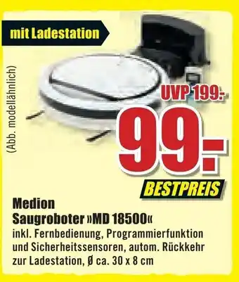 B1 Discount Baumarkt Medion Saugroboter MD 18500 Angebot