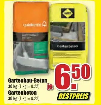 B1 Discount Baumarkt Gartenblau Beton Angebot