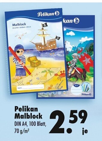 Mäc Geiz Pelikan Malblock Angebot