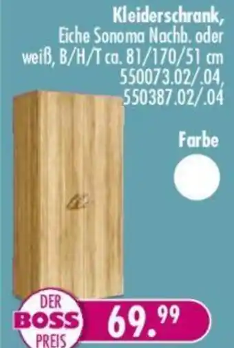 Möbel Boss Kleiderschrank Angebot