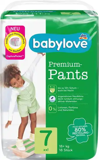 dm drogerie Babylove baby pants premium gr. 7, xxl, 18+ kg Angebot