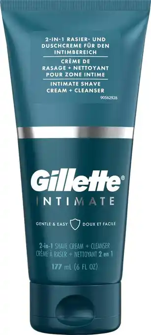 dm drogerie Gillette reinigungs & rasiercreme 2in1, intimate Angebot