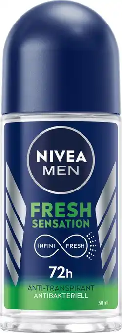 dm drogerie Nivea men antitranspirant deo roll-on fresh sensation Angebot