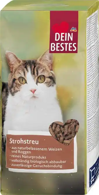 dm drogerie Dein bestes katzenstreu aus stroh, strohstreu Angebot