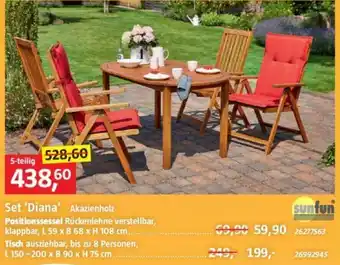 Bauhaus Sunfun Set 'Diana' Angebot