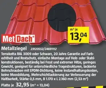 Bauhaus Met Dach Metallziegel Angebot