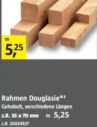 Bauhaus Rahmen Douglasie Angebot