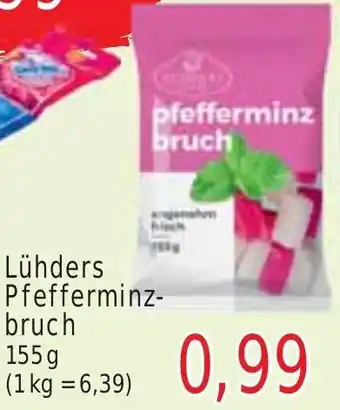 Wiglo Wunderland Lühders Pfefferminzbruch 155 g Angebot