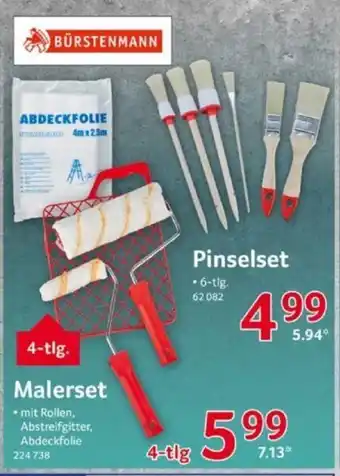 Selgros BÜRSTENMANN Malerset 4-tlg. Angebot