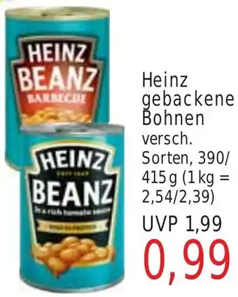 Wiglo Wunderland Heinz gebackene Bohnen 390/415 g Angebot